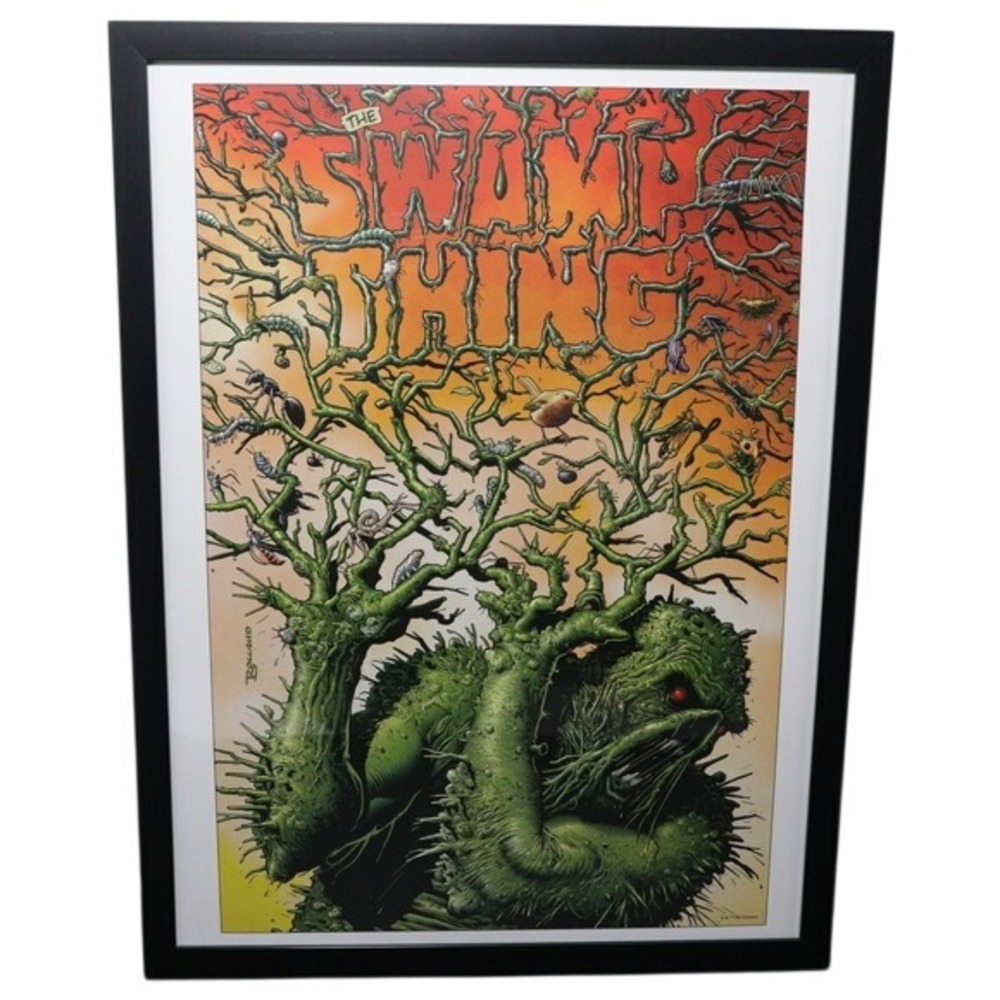 Swamp Thing Framed 12x16 Comic Cover Art by Brian Bolland | DC Comics‎